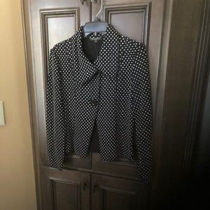 Long Sleeve Black/White Design Jacket